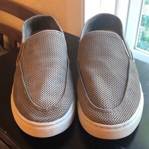 Nordstrom Mens shop dark tan mesh slip on shoes size 8.5M